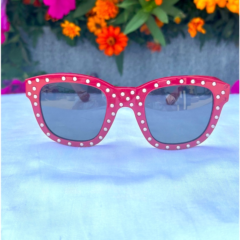 Authentic Saint Laurent SL100 49MM Studded Lou Surf Wayfarer Sunglasses